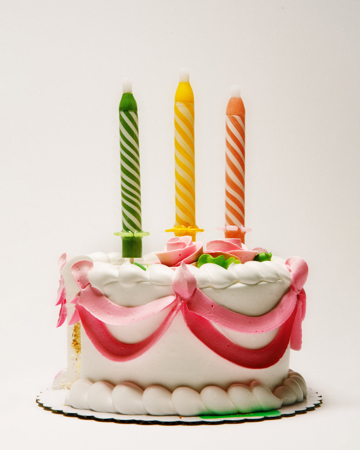 Birthday Candle Pipe in Carnation Pink